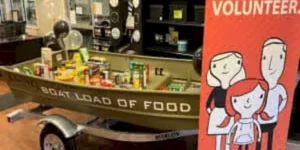 Read more about the article Let’s fill a Boat Load of Food for the Food Bank!